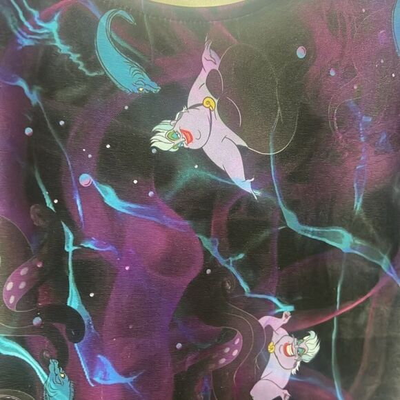 TORRID DISNEY THE LITTLE MERMAID NWOT SCUBA SLEEVELESS SKATER DRESS SIZE 3x - Picture 5 of 7